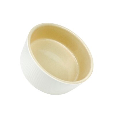 Barkley &amp; Bella Ceramic Bowl Ripple Sand