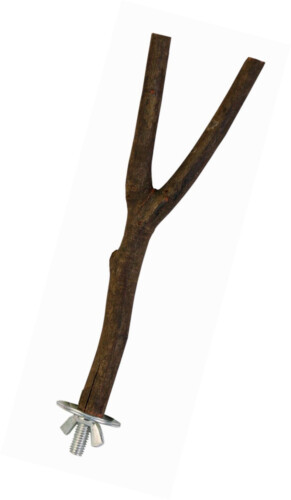 Natural Living Wood Y Perch, Size: 20cm