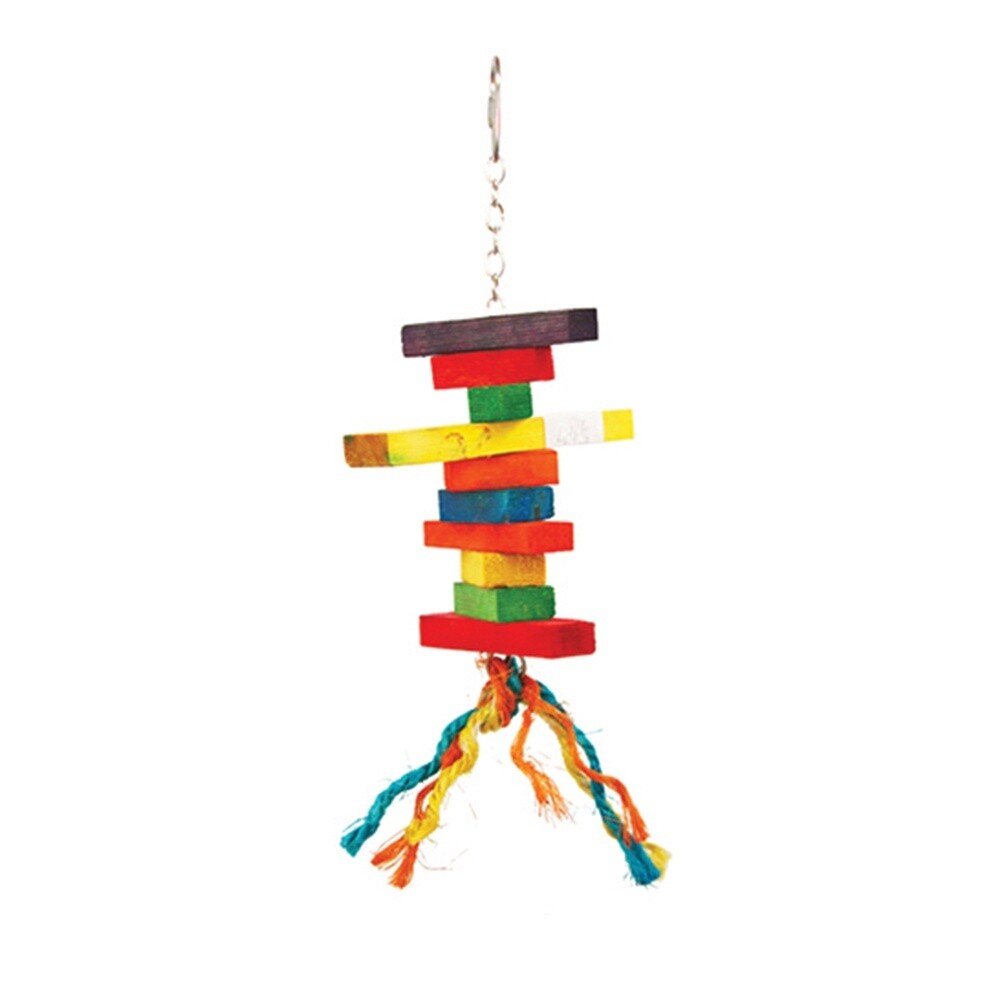 Allpet Avian Wood &amp; Rope Bird Toy