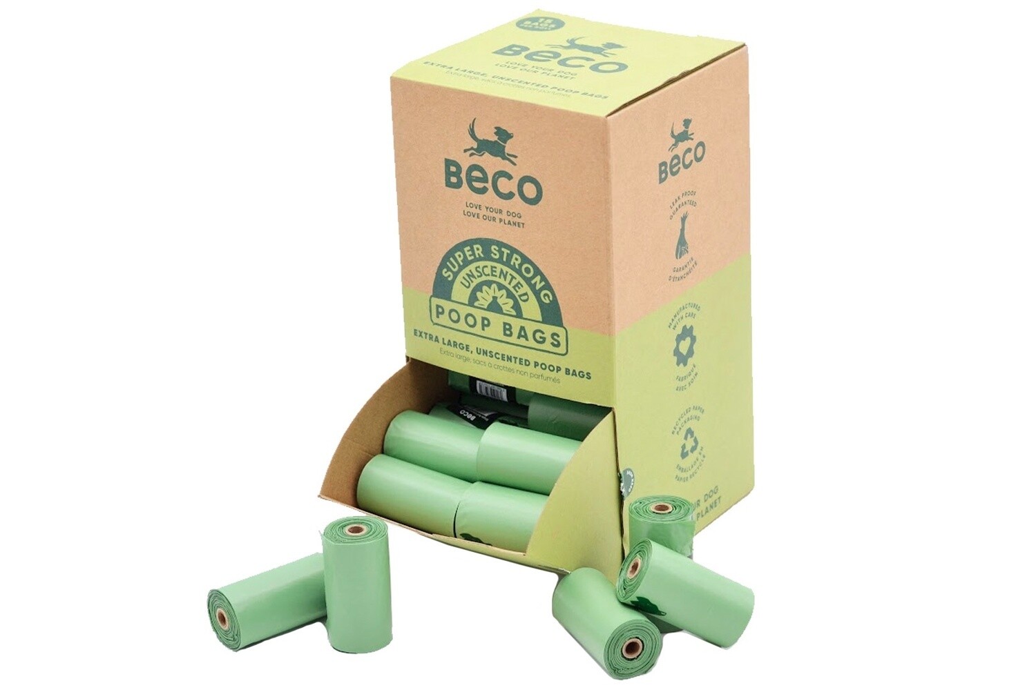 Beco Poo Bags - Unscented, Pack Size: Single Roll (15&#39;s)