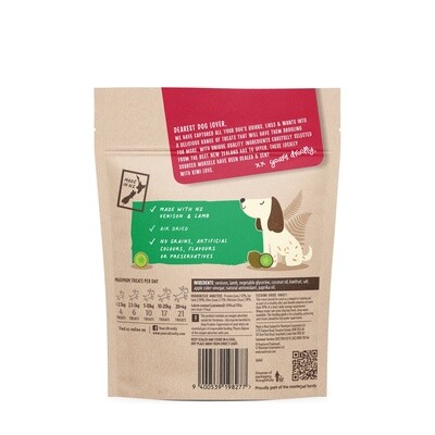 Yours Droolly NZ Dog Treats - Venison, Lamb &amp; Kiwifruit