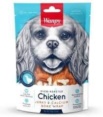 Wanpy Dog - Chicken Jerky &amp; Calcium Bone Wraps