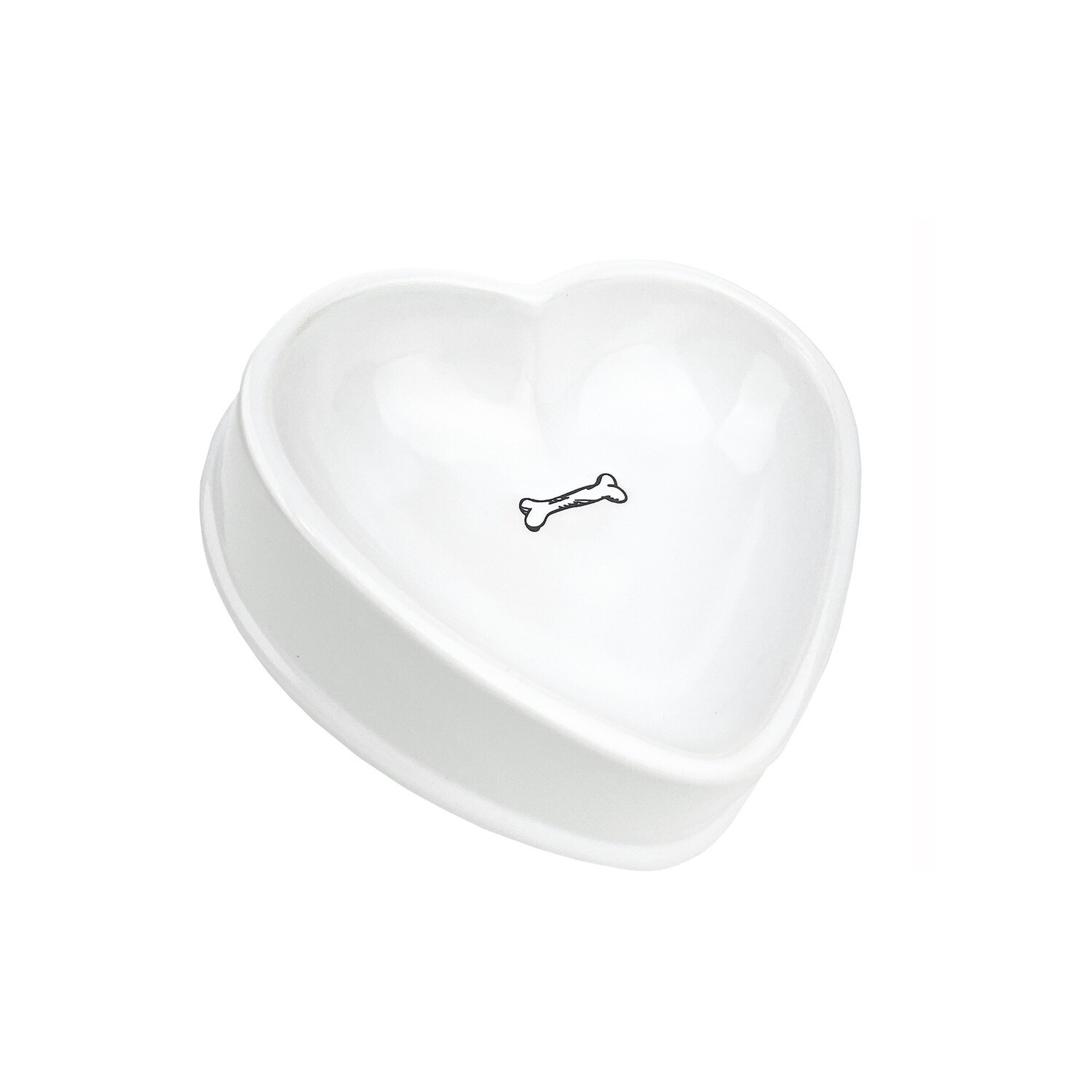 Barkley &amp; Bella Ceramic Bowl Love Heart