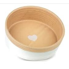 Barkley &amp; Bella Ceramic Bowl Heart