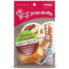 Yours Droolly Chicken Wrapped Milky Biscuits, Type: 100g Bag