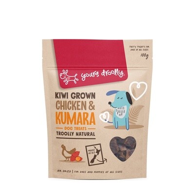 Yours Droolly NZ Dog Treats Chicken &amp; Kumara