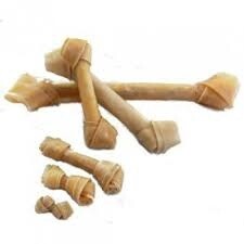 Rawhide Bone - Knotted