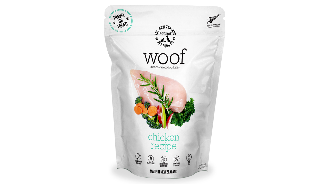 WOOF Chicken Freeze Dried Dog Bites