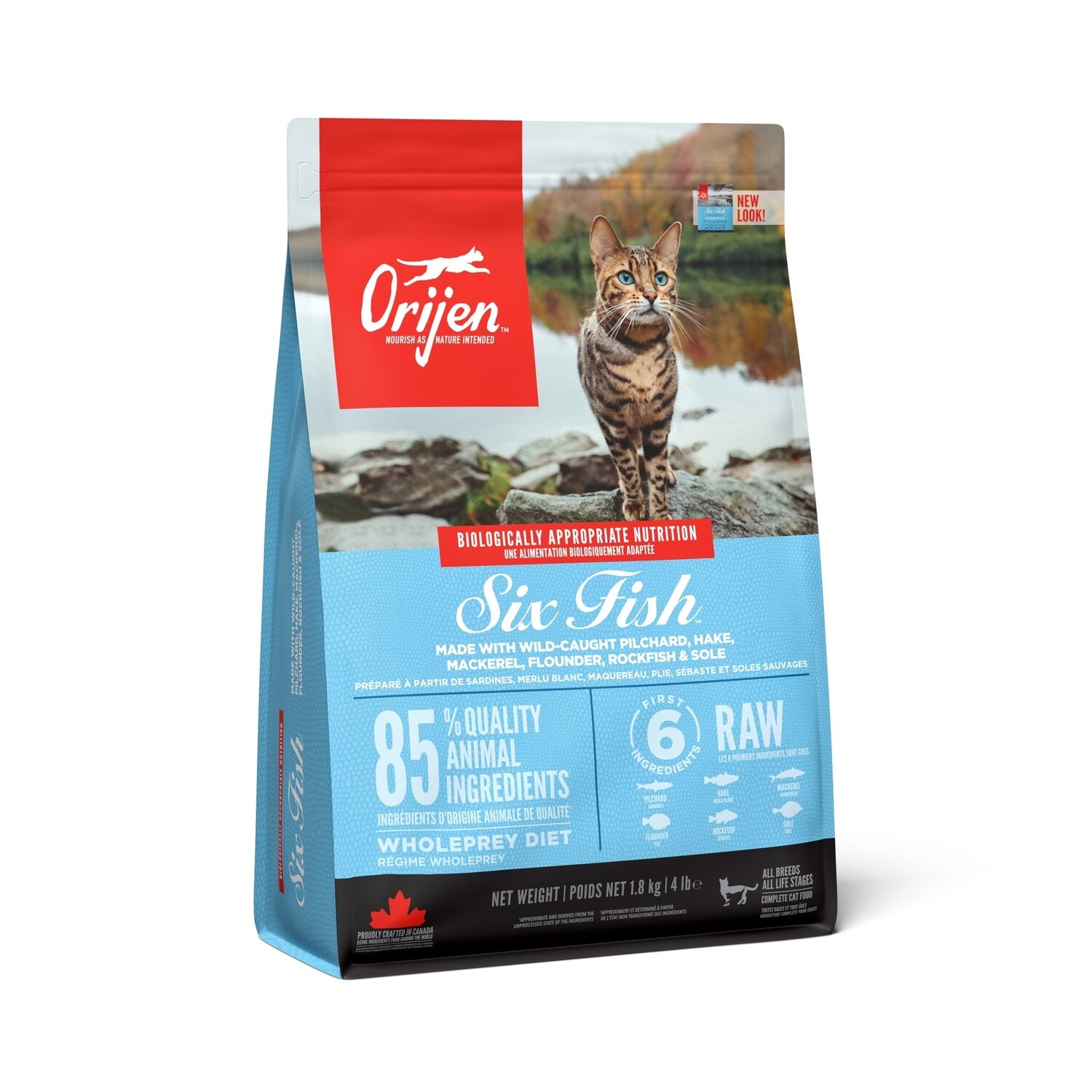 Orijen Cat 6 Fish, Size: 1.8kg