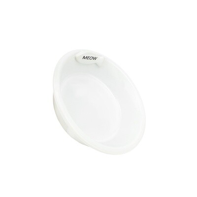 Cattitude Ceramic Bowl Fish White