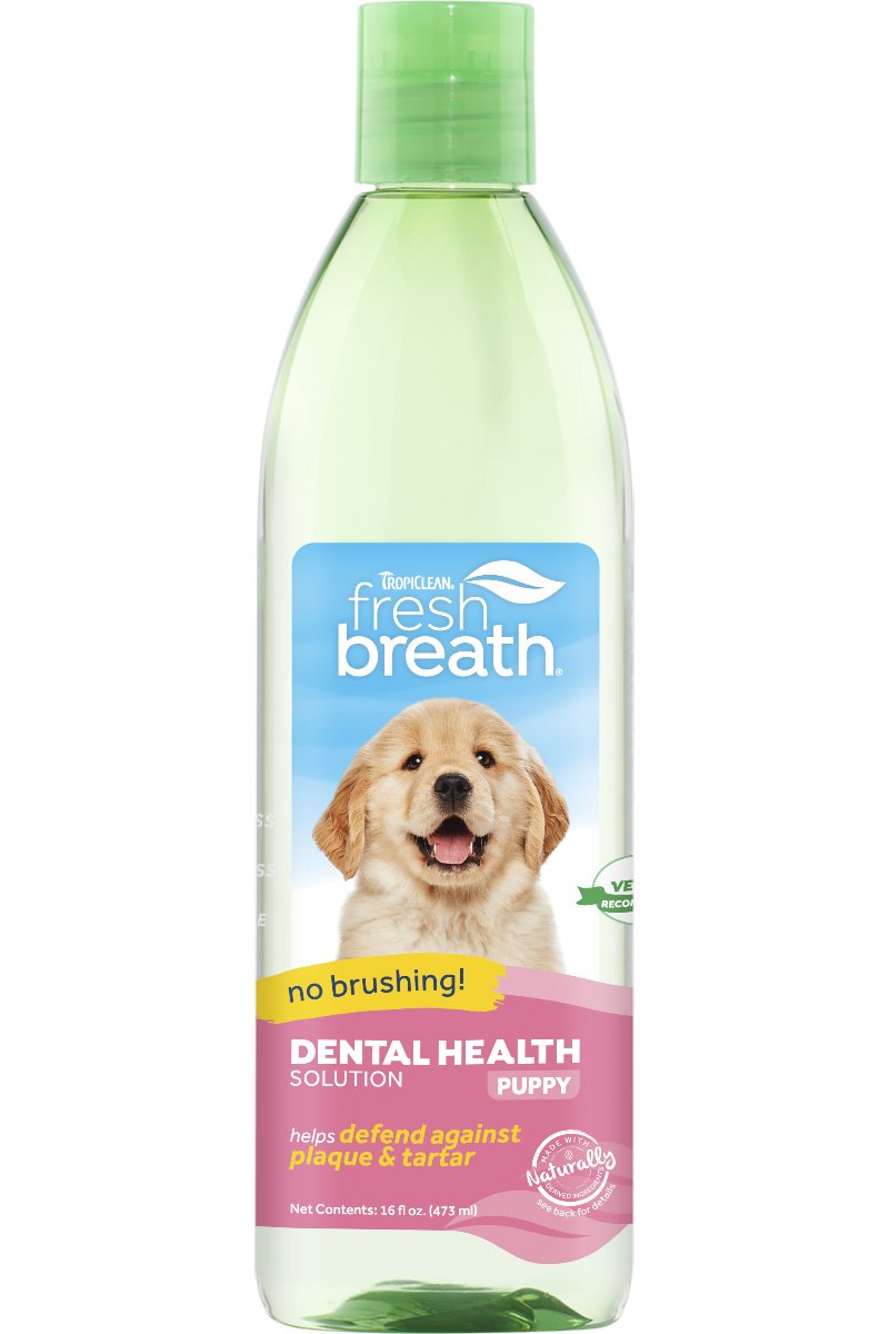 Tropiclean Fresh Breath Dental Health Solutions for Puppies