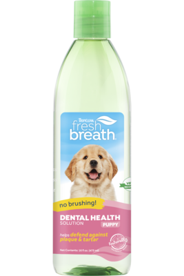 Tropiclean Fresh Breath Dental Health Solutions for Puppies