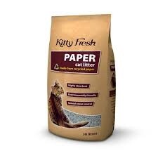 Kitty Fresh Paper Litter, Bag Size: 15 Litre