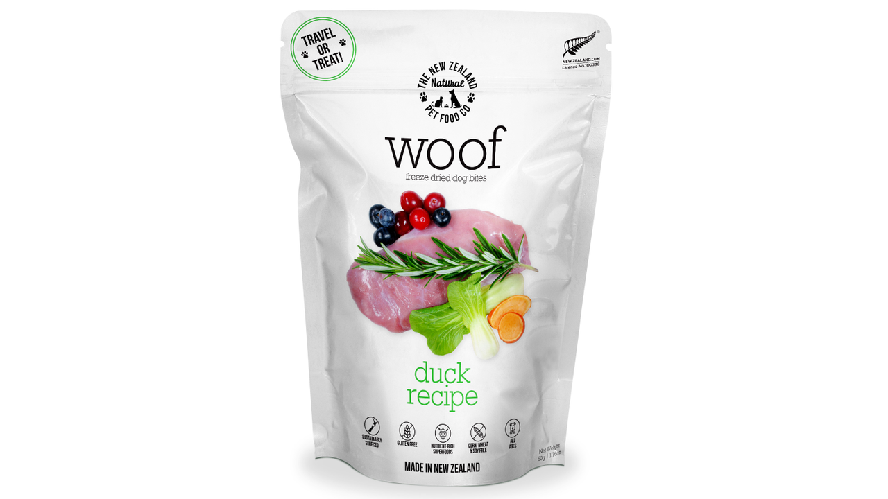 WOOF Duck Freeze Dried Dog Bites