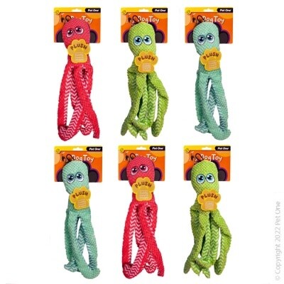 Pet One Octopus Dog Toy