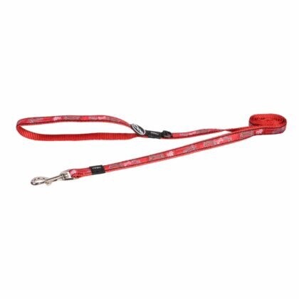 Rogz Fancy Dress Lead Red Bones, Size: Medium