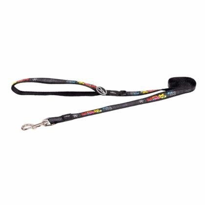Rogz Fancy Dress Lead Multi Bone, Size: Small