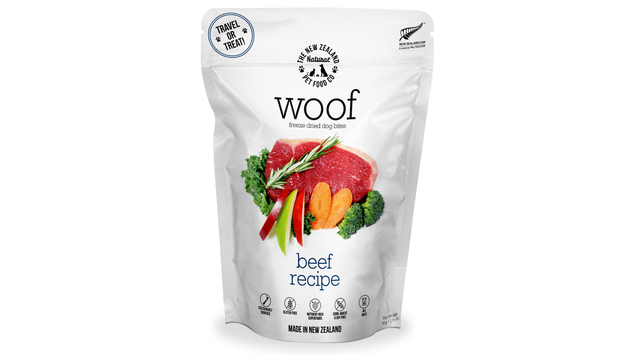 WOOF Beef Freeze Dried Dog Bites