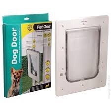 Pet One Dog Door - Single Glaze, Sliding Door Glass Fit