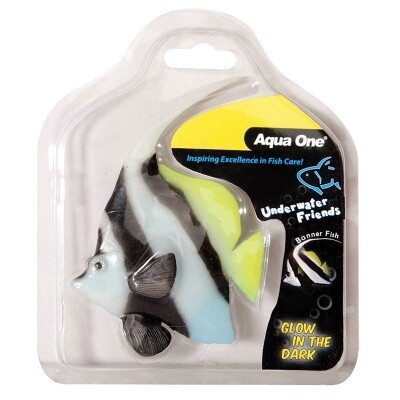 Aqua One Floating Bannerfish (Glow in the dark)