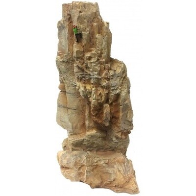 Aqua One Yellow Rock with Climber