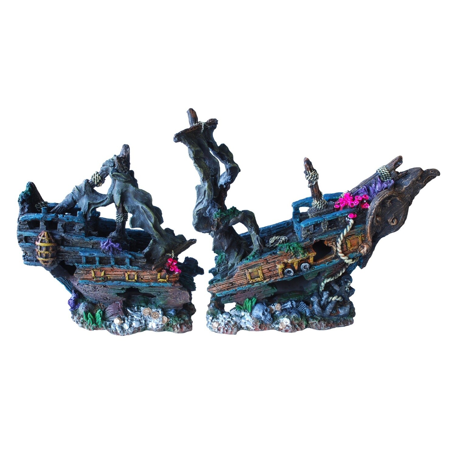 Allpet Aqua Sunken Ship (XL 2 piece)