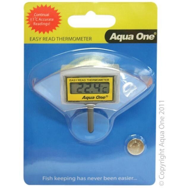 Aqua One Easy Read LCD Thermometer