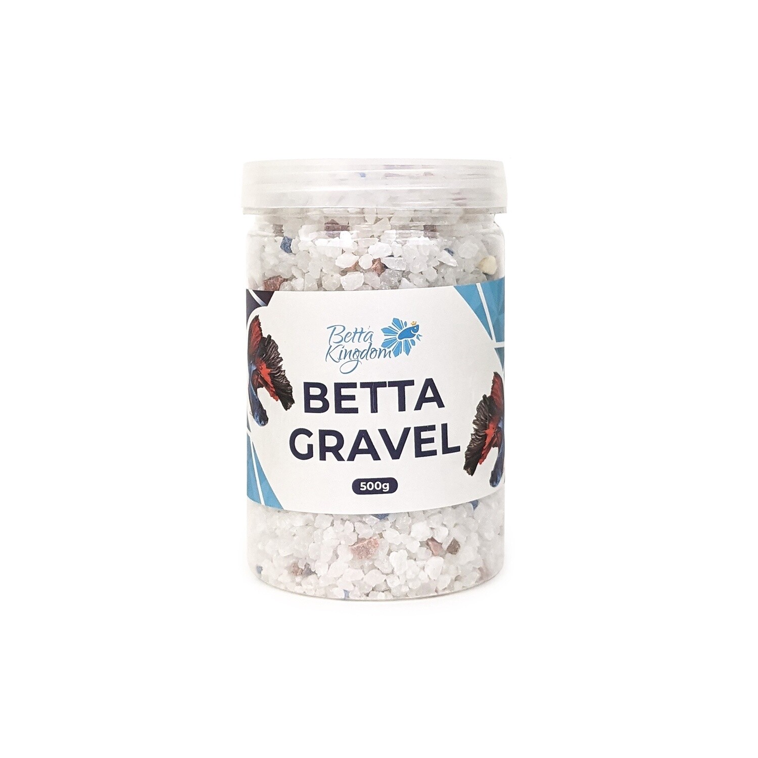 Betta Kingdom Gravel 500g, Colour: Natural White