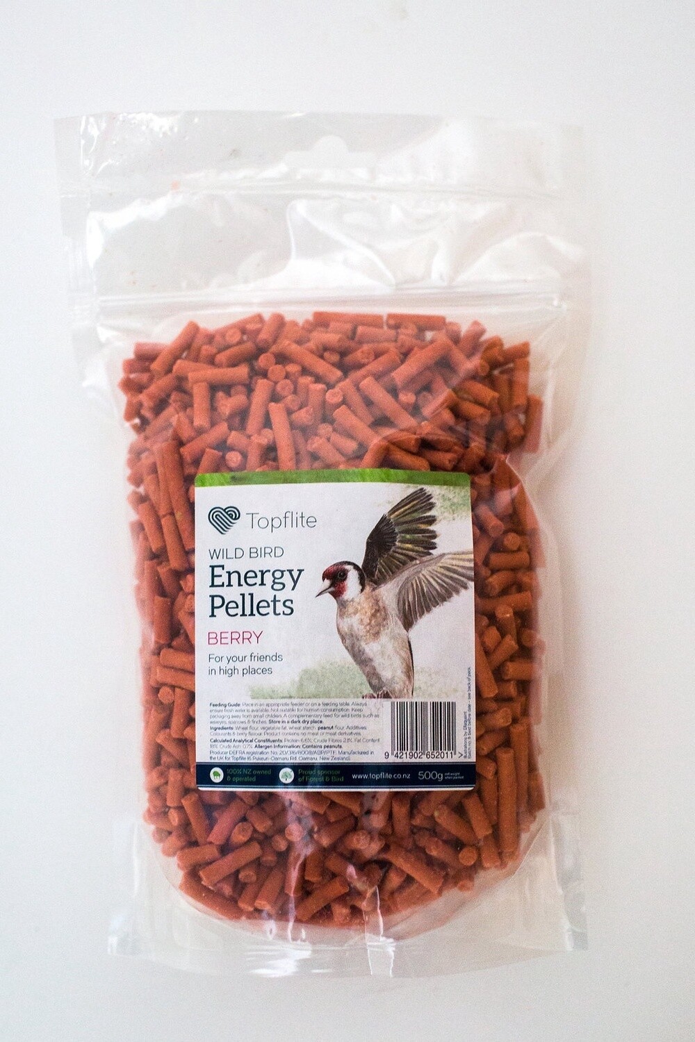 Topflite Wild Bird Energy Pellets, Flavour: Peanut