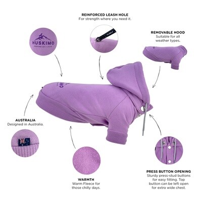 Huskimo Hartz Hoodie Lilac