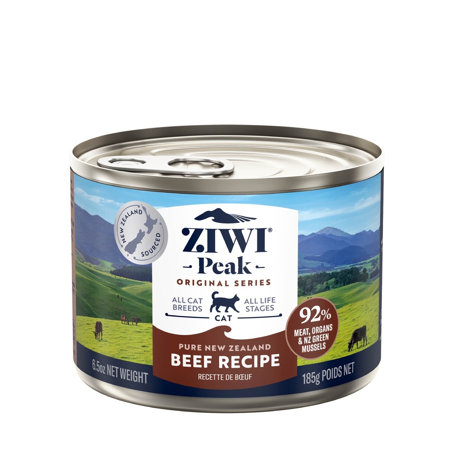 Ziwi Peak Cat Cans Beef, Can Size: 185g