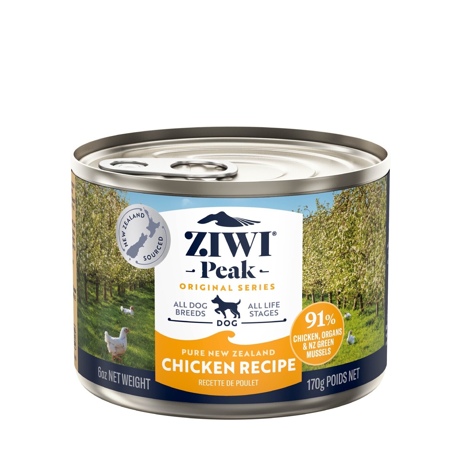 Ziwi Peak Dog Can Chicken, Can Size: 170g