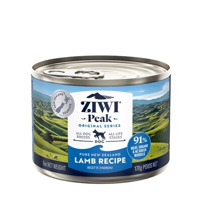 Ziwi Peak Dog Cans Lamb, Can Size: 170g