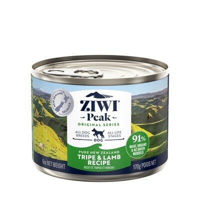 Ziwi Peak Dog Cans Tripe &amp; Lamb