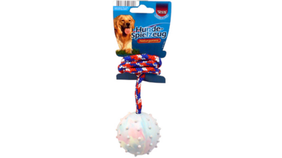 Trixie Rubber Throw Ball &amp; Rope