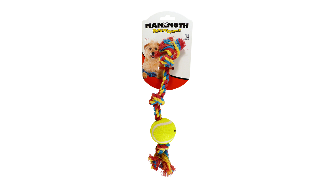 Mammoth 3 Knot Rope with Tennis Ball