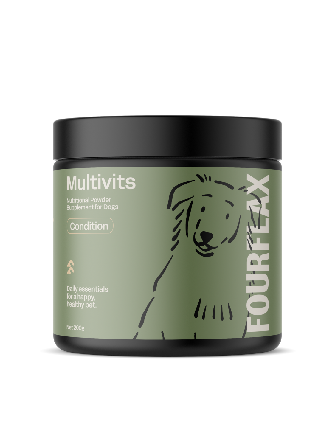 Fourflax Canine - Multivits, Size: 200g