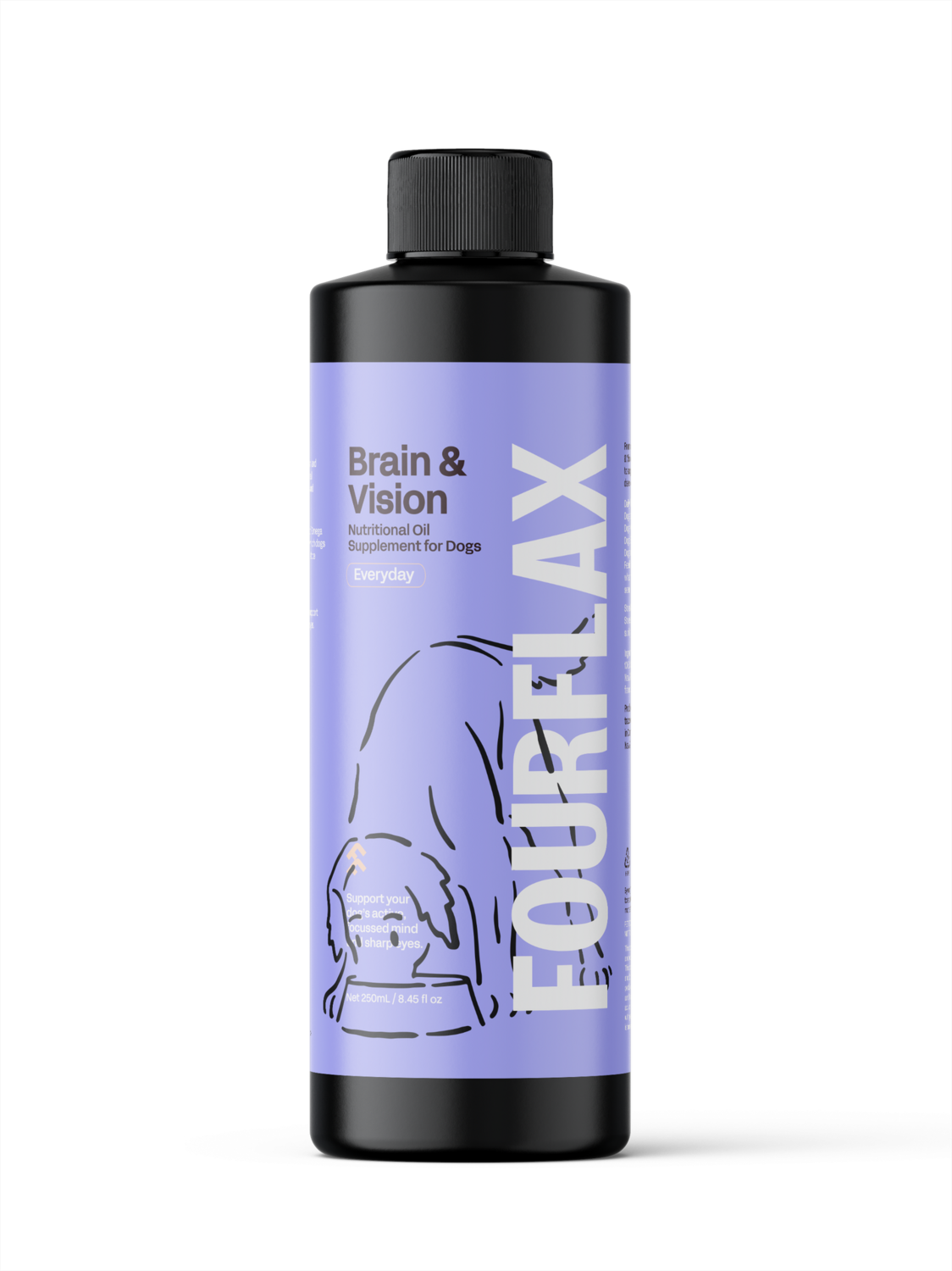 Fourflax Canine - Brain &amp; Vision, Size: 250ml