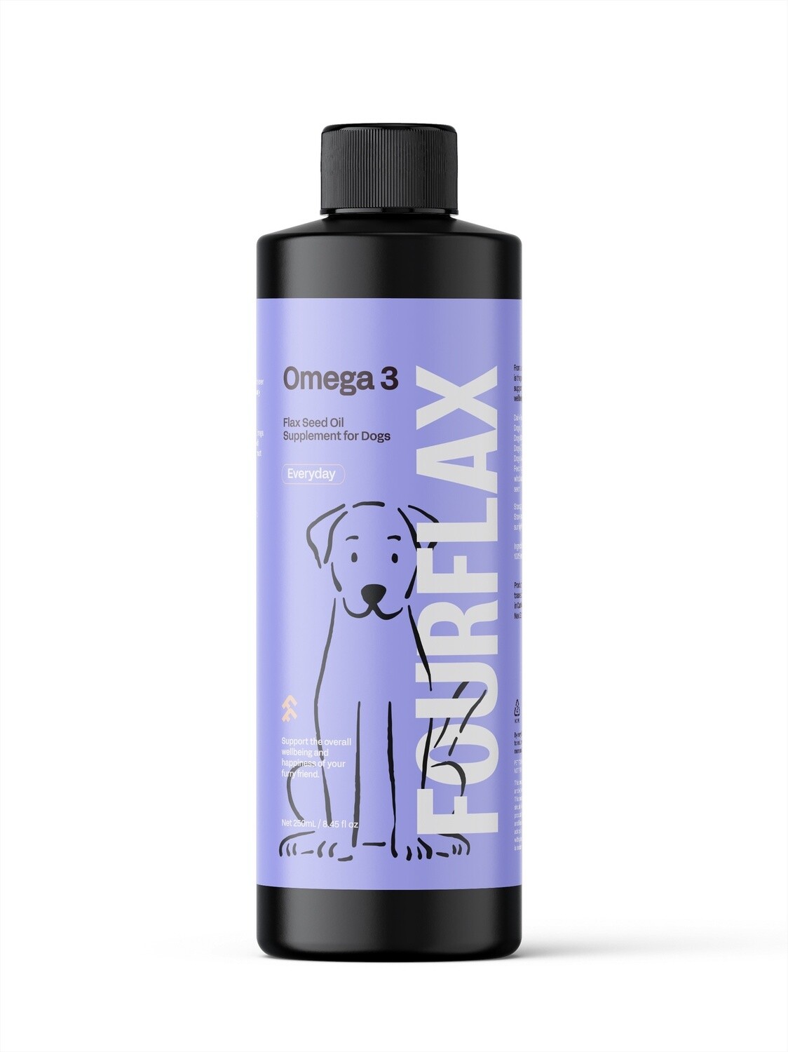 Fourflax Canine - Omega 3, Size: 250ml