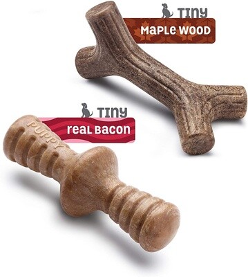Benebone Puppy Pack Maple Wood &amp; Bacon