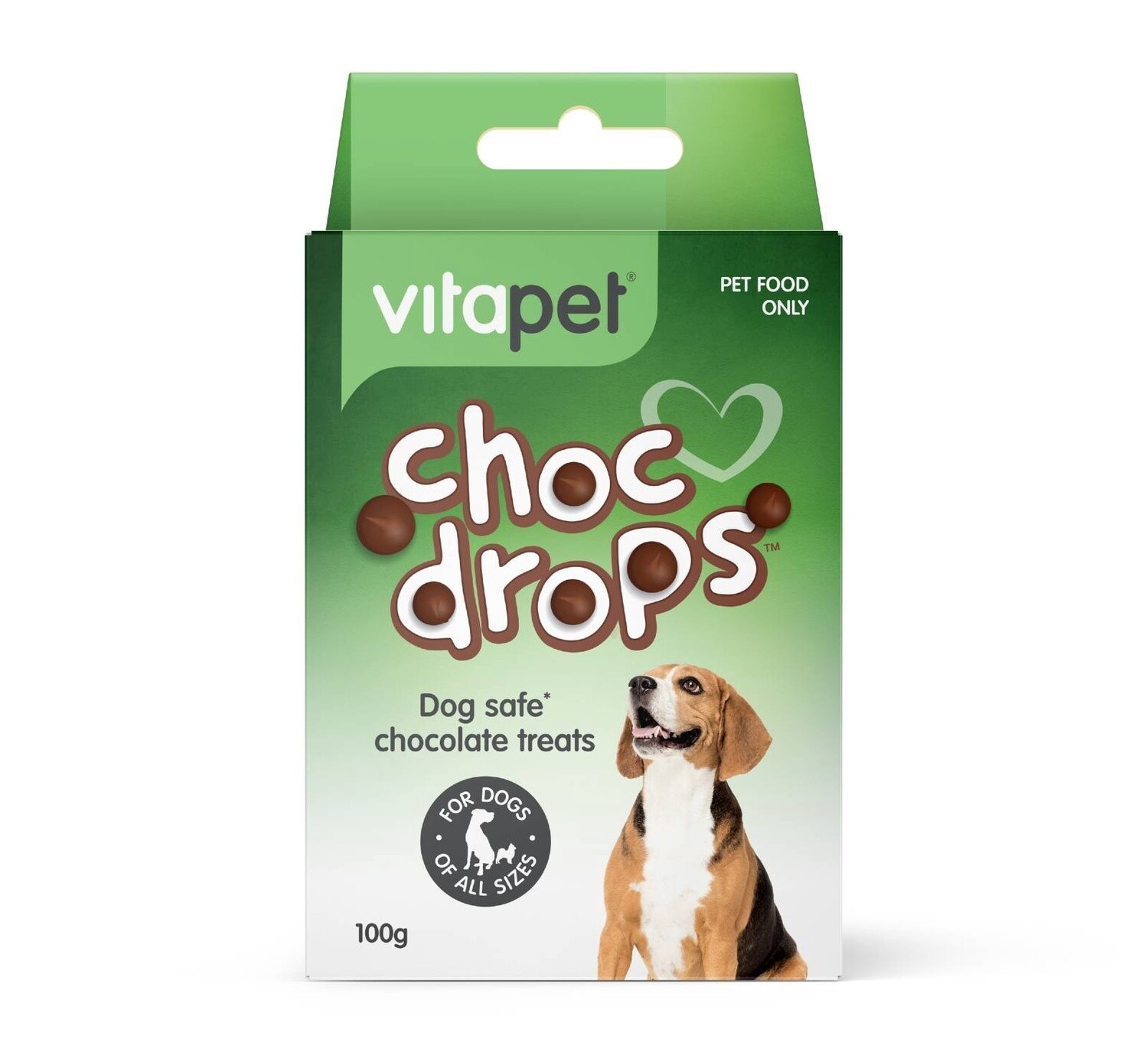 Choc Drops, Pack Size: 100g