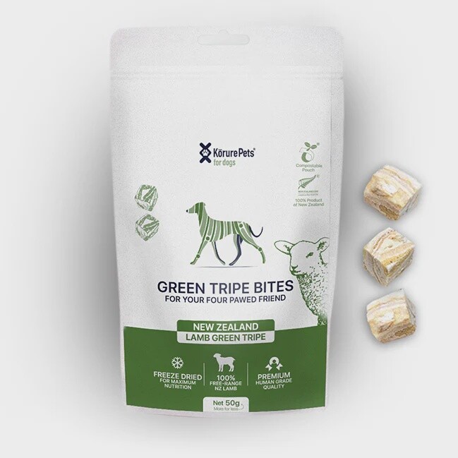 Korure Pets Lamb Green Tripe Bites