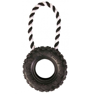 Yours Droolly Tyre Rope Toy