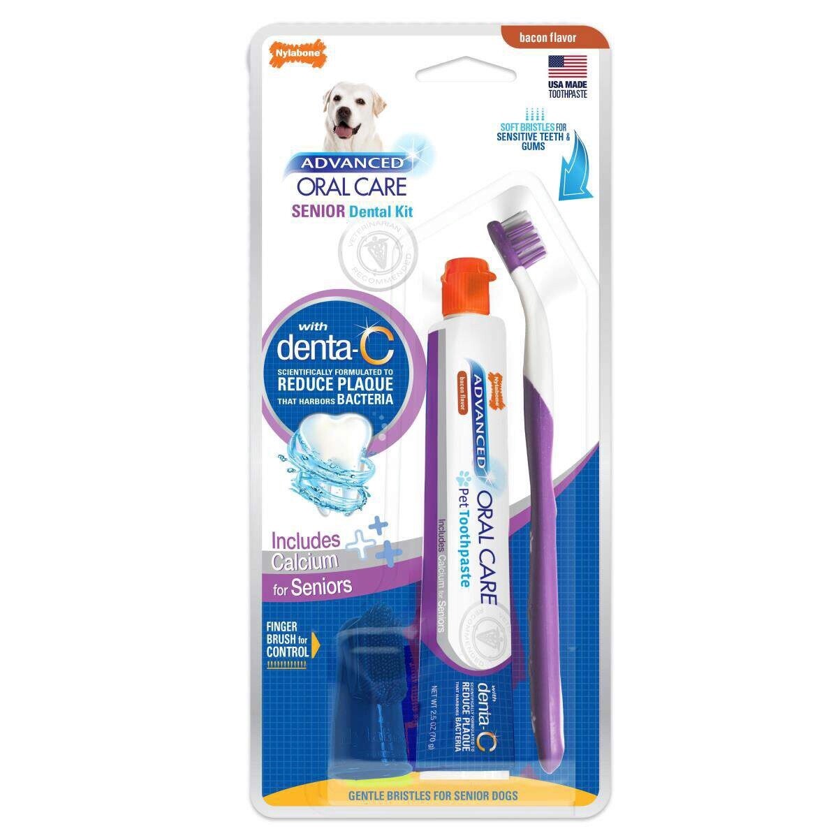 Nylabone Advanced Oral Care Senior Dental Kit