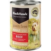 Blackhawk Can Grainfree Beef, Type: 400g Can