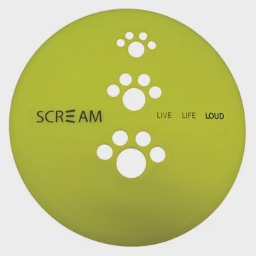 Scream Extreme Silicon Pet Flyer Green