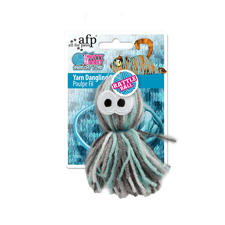 AFP Knotty Habit Cat Yarn Dangling Octopus