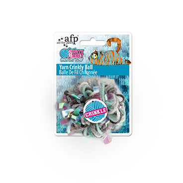 AFP Knotty Habit Cat Yarn Crinkly Ball