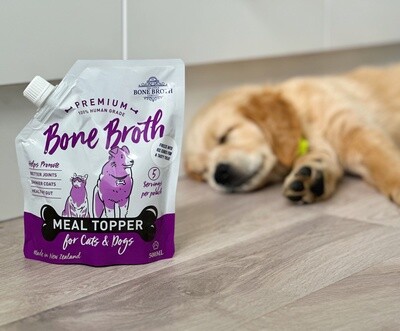 Bone Broth Meal Topper for Cats &amp; Dogs