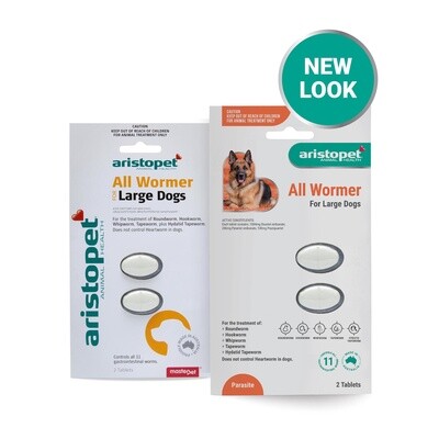 Aristopet All Wormers  - Medium/Large Dogs